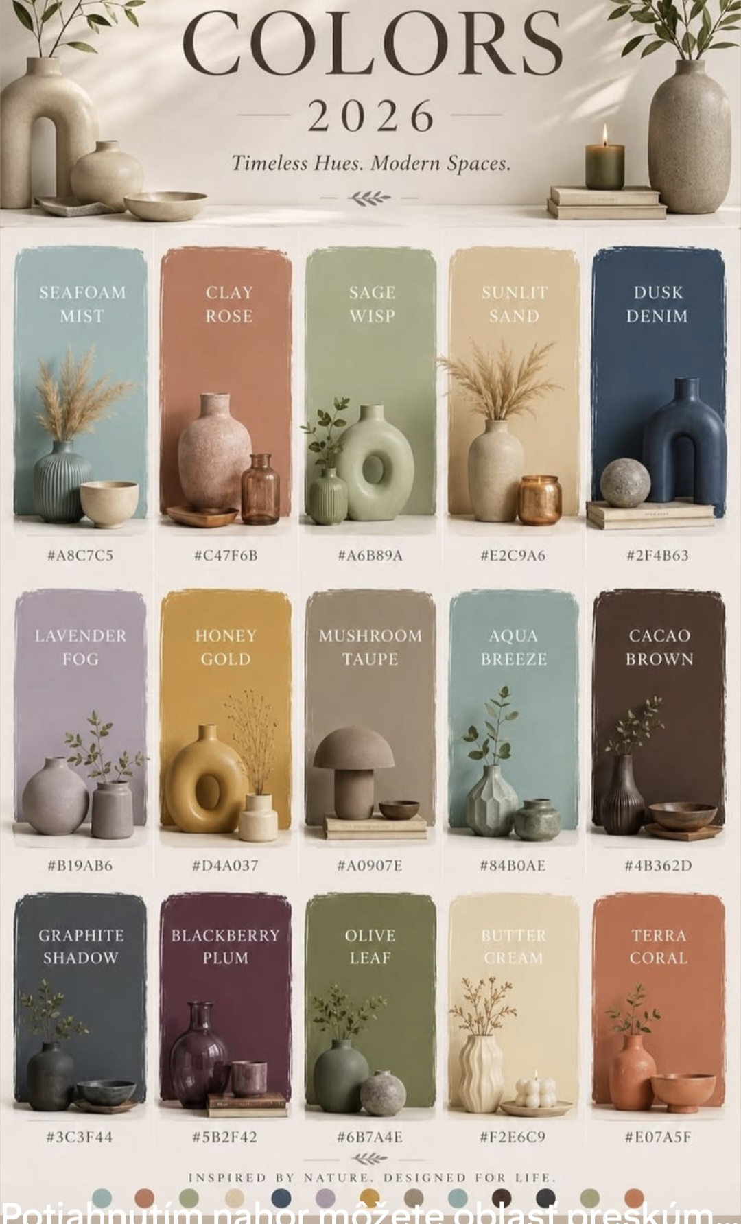 Moodboard interiérových farieb, materiálov a trendov 9