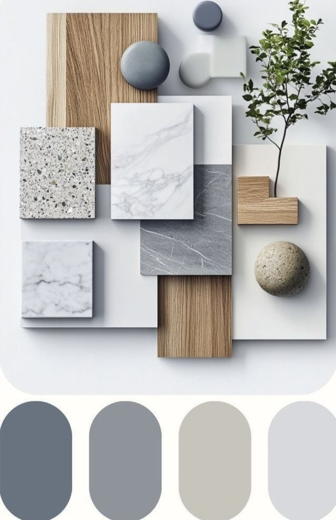 Moodboard interiérových farieb, materiálov a trendov 7